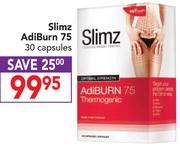 Slimz Adiburn 75 30 Capsules