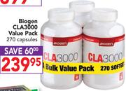 Biogen CLA3000 Value Pack 270 Capsules