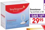 Tony Ferguson Sweetener 1g Sachets x50