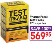 PharmaFreak Test Freak 120 Capsules