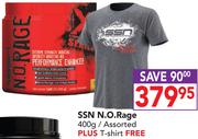 SSN N.O.Rage Assorted 400g+ T-Shirt Free