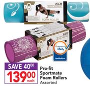 Pro-Fit Sportmate Foam Rollers Assorted-Each