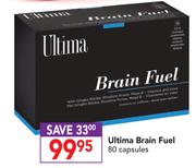 Ultima Brain Fuel-80 Capsules