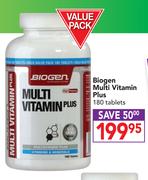 Biogen Multi Vitamin Plus-180 Tablets