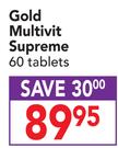 Dis-Chem Gold Multivit Supreme-60 Tablets