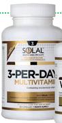 Solal 3 Per Day Multi-Vitamin-90 Capsules