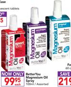 BetterYou Magnesium Oil Spray Assorted-100ml Each