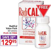 RadiCal Value Pack 60 Tablets+ 30 Free