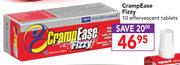 CrampEase Fizzy 10 Effervescent Tablets