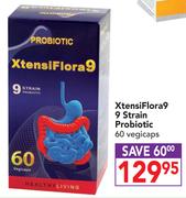 XtensiFlora 9 Strain Probiotic 60 Vegicaps