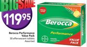 Berocca Performance Value Pack 30 Effervescent Tablets Assorted