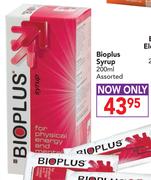 Bioplus Syrup Assorted-200ml