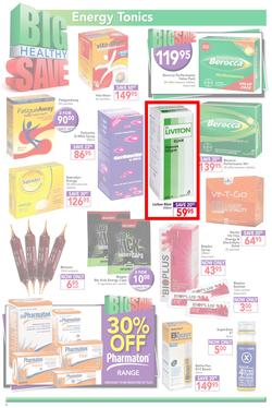 Dischem : Big Healthy Save (22 Jan - 7 Feb 2016), page 6