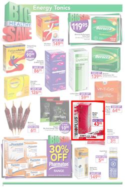 Dischem : Big Healthy Save (22 Jan - 7 Feb 2016), page 6