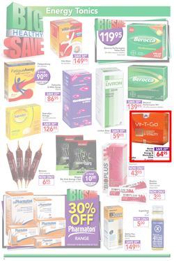 Dischem : Big Healthy Save (22 Jan - 7 Feb 2016), page 6