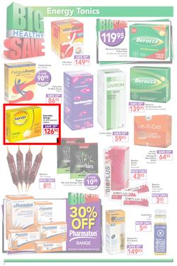 Dischem : Big Healthy Save (22 Jan - 7 Feb 2016), page 6