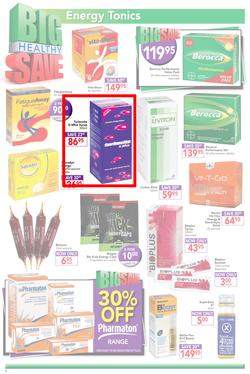 Dischem : Big Healthy Save (22 Jan - 7 Feb 2016), page 6