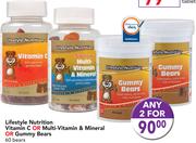 Lifestyle Nutrition Vitamin C Or Multi-Vitamin & Mineral Or Gummy Bears 60 Bears-For Any 2