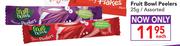 Fruit Bowl Peelers Assorted-25g Each