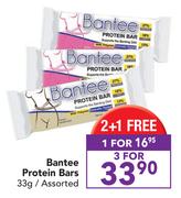 Bantee Protein Bars Assorted-3x33g