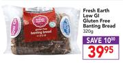 Fresh Earth Low Gl Gluten Free Banting Bread-320g