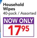 Dis-chem Home Butler Household Wipes Assorted-40 Pack