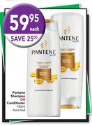 Pantene Shampoo or Conditioner-750ml Each
