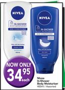 Nivea In-Shower Body Moisturiser-400ml Each