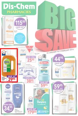 Dischem : Big Save (22 Jan - 7 Feb 2016), page 1
