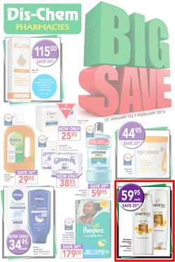 Dischem : Big Save (22 Jan - 7 Feb 2016), page 1