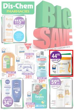 Dischem : Big Save (22 Jan - 7 Feb 2016), page 1