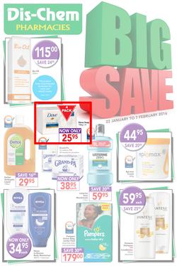 Dischem : Big Save (22 Jan - 7 Feb 2016), page 1