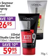 L'Oreal Studio Line Gel Assorted-150ml Each
