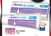 Benzac AC 5 Wash-100g Each
