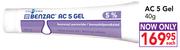 Benzac AC 5 Gel-40g Each