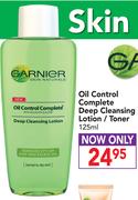 Garnier Oil Control Complete Deep Cleansing Lotion/Toner-125ml