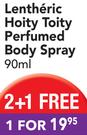 Lentheric Hoity Toity Perfumed Body Spray-90ml Each