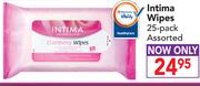 Intima Wipes Assorted-25 Pack