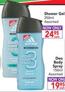 Adidas Shower Gel-250ml Each