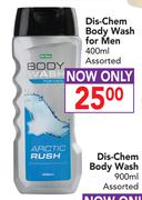 Dis-Chem Body Wash For Men Assorted-400ml