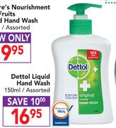 Dettol Liquid Hand Wash Assorted-150ml
