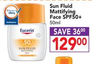 Eucerin Sun Fluid Mattifying 50ml Face SPF50+