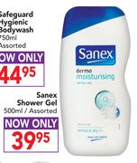 Sanex Shower Gel Assorted-500ml