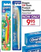 Oral-B Stages or Gum Protect Toothbrush-Each
