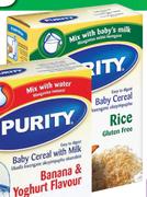 Purity Gluten Free Baby Cereal Assorted-200g