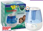 Vicks Cool Mist Ultrasonic Humidifier Plus Vapo Pads Free