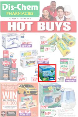 Dis-Chem : Hot Buys (17 Jun - 10 Jul 2016), page 1