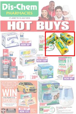 Dis-Chem : Hot Buys (17 Jun - 10 Jul 2016), page 1