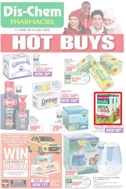 Dis-Chem : Hot Buys (17 Jun - 10 Jul 2016), page 1