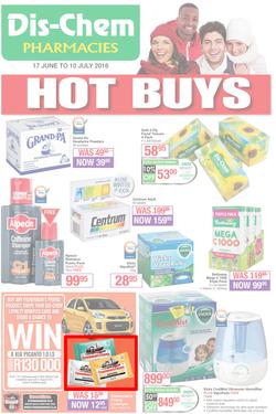 Dis-Chem : Hot Buys (17 Jun - 10 Jul 2016), page 1